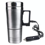 Water Heater Mug Car Electric Kettle Heated Stainless Steel Car Cigarette Lighter Heating Cup M8617