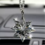 Crystal Snowflake Car Rear View Mirror Ornament Auto Hanging Ornament  And High Quality