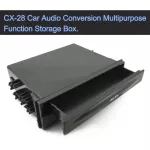 CX-28 Car Audio Conversion Multipurppose Function Storage Box Stereo Replacement Pocket Storage Box