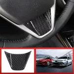 4PCS Carbon Fiber Style Car Steering Wheel Decor Frame trim for Toyota Camry -Abs Car Decoration Cover Trims