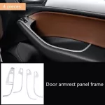 Car Door Armrest Panel Decoration Cover Stainless Steel Doorknob Frame TRIME TRIME FOR-Q5 2010-Interior Accessories