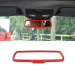 Car Interior Rearview Mirror Cover Trim Bezel For Dodge Challenger -decorative Stickers Car Styling Stickers