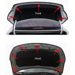 Car Truek Door Rubber Seal Strip Double Layer Sealing Sticker Sound Insulation