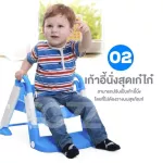 COZZEE ฝารองชักโครกเด็กแบบมีบันไดพับเก็บได้ 3 IN 1 ฝึกนั่งห้องน้ำสำหรับเด็ก