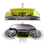 SKG ไม้กวาดดูดฝุ่นมหัศจรรย์ 360องศา ไม่ใช้ไฟ รุ่น SK-8808 (สีเขียวอ่อน) (พิเศษ)