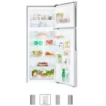 Electrolux, Refrigerator 15.2 Q 2 Gate, ETB4600BA, Nutrifreshinverter Inverter, Energy Savings, Cooling 360Cooling, Maintain Freshness