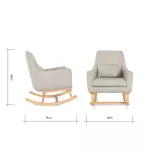 Tutti Bambini Oscar Rocking Chair เก้าอี้โยกให้นม สี Pebble