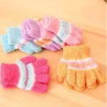 Baby gloves, soft fabric, 6 -color doll hair