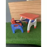 โต๊ะเด็กเล็กพร้อมเก้าอี้ ชุดโต๊ะเด็กเล็กพร้อมเก้าอี้ โต๊ะทานข้าว โต๊ะเรียนเด็ก โต๊ะเอนกประสงค์พร้อมเก้าอี้
