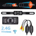 2.4g Wireless Car Reverse Rear View 7 IR Night Vision Parking Backup Camera