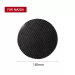 Fit For Mazda 3 Axela - Carbon Fiber Fuel Tank Cap Oil Box Cover Trim