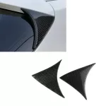 -REAR Window Spoiler Wing Trim Easy Installation Carbon Fiber