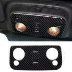 Car Accessories Decoration Carbon Fiber Front Reading Light Frame Trim Cover For Ford Mustang 2009-13 Car Styling