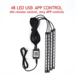 Otolampara LED Light, Foot, Light, Car Surrounded by USB, Remote music controlling music, lightly