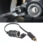Dc 12v 24v Eu Plug For Bmw Din For Halle Motorcycle Charger Socket Outlet Convert To Car Cigarette Lighter Adapter For Honda