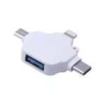 4In1 OTG USB Adapter For iPhone iPad IOS Android Type C USB 3.0 Micro USB All in 1 Card Reader Connect U Flash Drive Mouse PC