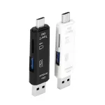 2 Colors All in 1 Usb  Card Reader High Speed SD TF Micro SD Card Reader Type C USB C Micro USB Memory OTG Card Reader