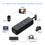 Type-C ฮับ USB กับเครื่องอ่านบัตร TF ศูนย์กลาง USB3.1 เพื่ออ่านบัตร TF + ฮับแยก