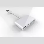 USB3.0 ถึง SD/TF/XQD OTG อินเทอร์เฟซคอมพิวเตอร์เดสก์ท็อป XQD เครื่องอ่านการ์ด