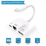 Can be used with Apple Adapter iPhone that works. OTG card readers, external network cards, RJ45 Fast Ethernet
