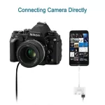 Can be used with Apple Adapter iPhone that works. OTG card readers, external network cards, RJ45 Fast Ethernet