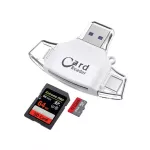 SD TF mobile phone card reader. Suitable for Apple Android. Computer memory card.