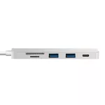 Apple macbook แท่นวางอลูมิเนียมอัลลอยด์ USB3.0 PD เครื่องอ่านการ์ด type-c มัลติฟังก์ชั่น
