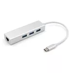 USB3.1 การ์ดเครือข่าย Gigabit Type-c ถึง rj45 การ์ดเครือข่าย ฮับ USB 3 พอร์ต HUB 1000Mb