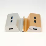 ฮับ ​​USB3.0 หนึ่งสำหรับสี่ฮับ USB ที่วางโทรศัพท์มือถือแท่นวางมัลติฟังก์ชั่