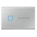 1 TB Portable SSD SSD Packing Samsung T7 Touch Silver Mu-PC1T0S/ww
