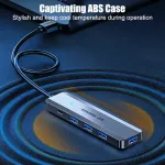 Ultra-Thin 5-Port Usb 3.0 Hub Hi Speed Usb Hub For Multi-Device R Lap Des Pc Adapter