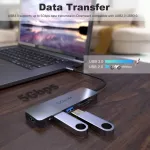 Qge Usb C Hub Doc For Macbo Pro Multi 3.0 Usb Hub Type C Adapter Card Readers Hdmi Splitter Type-C Hub For Laps Tablets