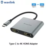 Wav Type C To 4 Hdmi-Adapter Ultra Hd Hdmi-Display For Macbo Samng S10 Mate P20 Pro Usb-C Hdmi Cable