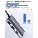 Usb C Hub Usb C Type C To Rj45 Ethernet Networ Usb 3.0 5a Adapter Thunderbolt 3 For Macbo Pro Samng S8 S9