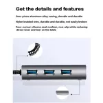 Usb C Hub Usb C Type C To Rj45 Ethernet Networ Usb 3.0 5a Adapter Thunderbolt 3 For Macbo Pro Samng S8 S9