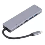6-In-1 Usb Hultifunction Type-C To Hdmi Pd Charging Usb 3.0 Hub Doc Adapter Usb-Hub Expander Adapter