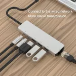 6-In-1 Usb Hultifunction Type-C To Hdmi Pd Charging Usb 3.0 Hub Doc Adapter Usb-Hub Expander Adapter