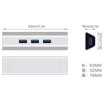 Sis Hs0063 Hi Quity Anum 5ps Usb 3.0 Hub Splitter Adapter R Accessories 4 Usb3.0 Hub Ports Hi Speed Usb3.0