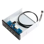 En-Labs 2 Port Usb 3.0 4/7 Port Usb 2.0 Usb 3.0 Hubs 5.25" Front Panel Pc Case Intern Cd-Rom Mounting Usb 10pin/20pin Splitter