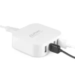 *สินค้า เคลียสต็อค* หัวชาร์จ USB CLiPtec รุ่น GZU401 iZZi4-30W USB 4 PORTS 6.0A HOME CHARGER STATION US PLUG UNIVERSAL TRAVELLING PLUG