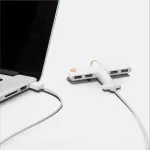 Kiirie 4-Port USB Hub, ส่วนเสริม USB 2.0 สำหรับการชาร์จและการถ่ายโอนข้อมูลที่รวดเร็ว