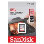 SanDisk เมมโมรี่ การ์ด 256GB Tarjeta de memoria Ultra SDXC UHS-I SDSDUNR-256G-GN6IN