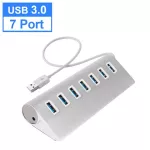 USB HUB 3.0 multi 4 7 port พร้อมอะแดปเตอร์ไฟสำหรับ xiaomi macbook pro air คอมพิวเตอร์แล็ปท็อปอุปกรณ์เสริมอะแดปเตอร์ USB 3 hab