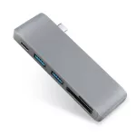 USB C Hub ไปยัง TF SD Reader Slot Hub 3.0 PD Thunderbolt 3 USB C Hub Adapter สำหรับ MacBook New Pro Air 12 13 15 16 2020 2019