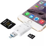 3in1 i Flash Device USB OTG Micro USB SD SDHC TF Card Reader for iPhone 11 Pro X XS MAX XR 6 7 8 plus 12 For ipad Android Phone