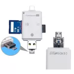 3in1 i Flash Device USB OTG Micro USB SD SDHC TF Card Reader for iPhone 11 Pro X XS MAX XR 6 7 8 plus 12 For ipad Android Phone