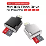 Mini Card reader OTG Usb Flash Drive 16GB/32GB/64GB/128GB Micro SD For Iphone Ipad Tablet phone lightning Pen Drive Usb Stick