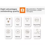 4 In 1 I Flash Drive Usb Type-C Micro-Sd&Tf Card Reader Adapter For Iphone 5 6 7 8 For Ipad Macbook Android Camera