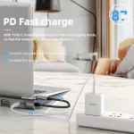 Wocsic USB Type C HUB ถึง 3.0 USB HDMI RJ45 USB HUB สำหรับอุปกรณ์เสริม MacBook Pro แยก USB หลาย 11 พอร์ต Type C HUB USB-C HUB