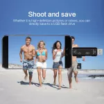 Wocsic 5 In 1 เครื่องอ่านการ์ดความเร็วสูง Micro USB Type C OTG ไปยัง USB 3.0 Adapter TF SD Memory Card Reader สำหรับโทรศัพท์คอมพิวเตอร์แล็ปท็อป PC